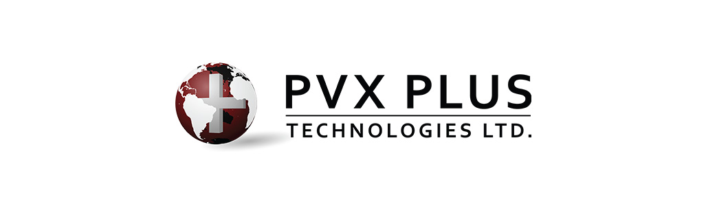 PVX Plus logo - developer tools vertical