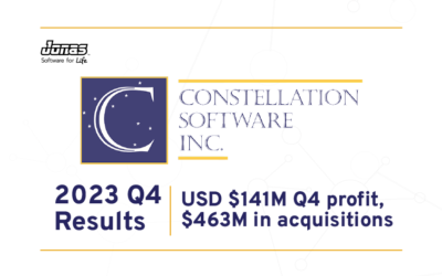 Constellation Software Inc. Announces Results for Q4 and Year Ended December 31, 2023