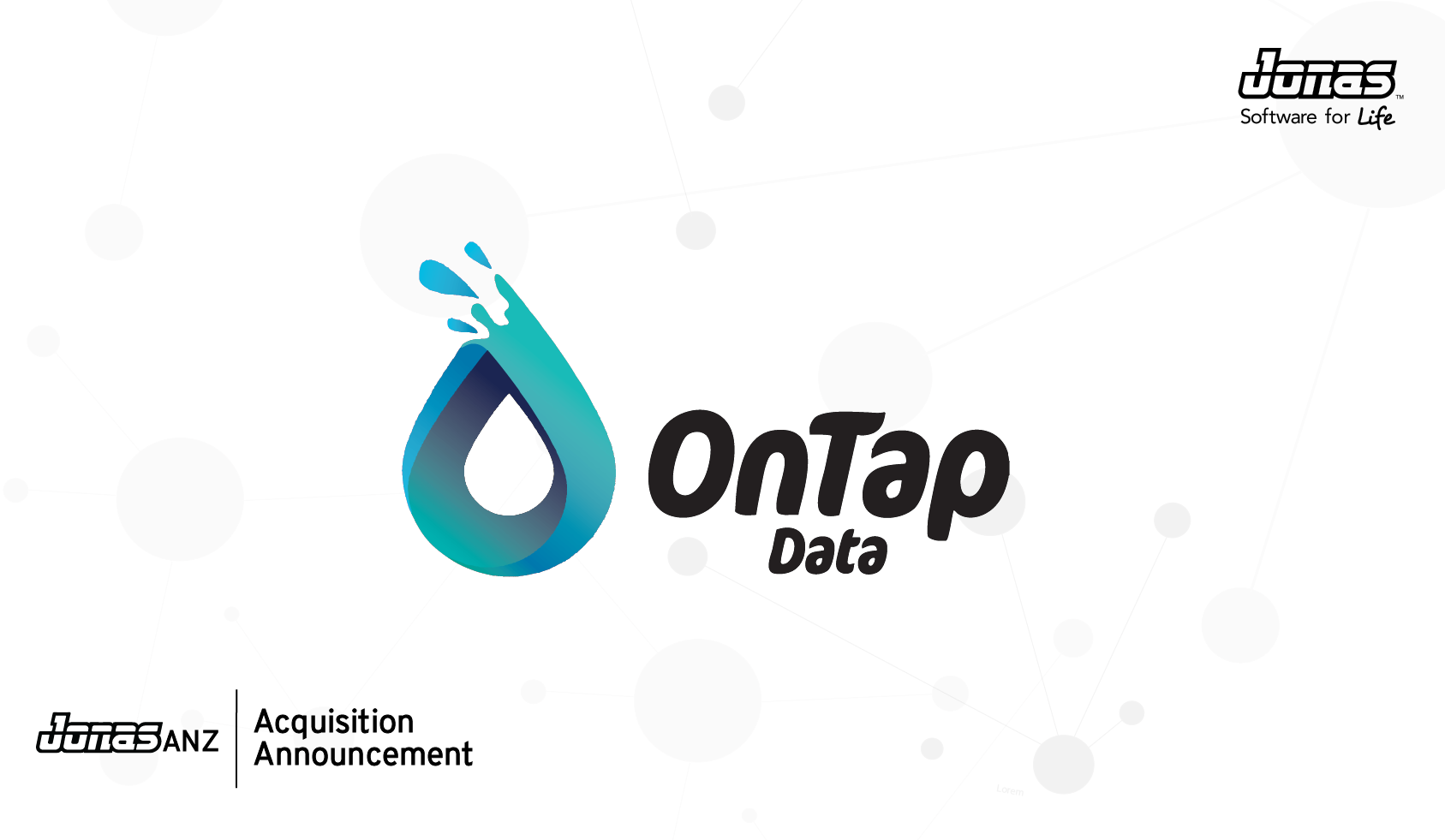 Jonas Software Announces Acquisition of OnTap Data